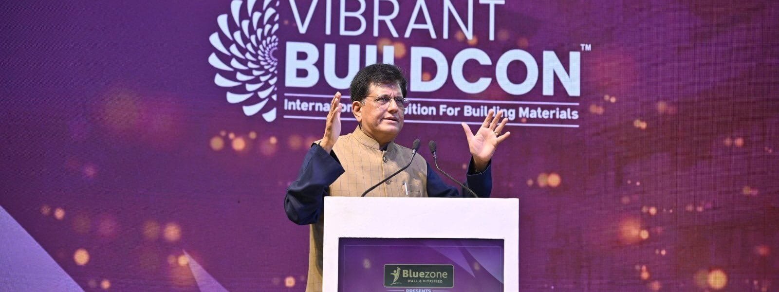 Union Commerce & Industry Minister Piyush Goyal addresses Capexil's Vibrant Buildcon 2025