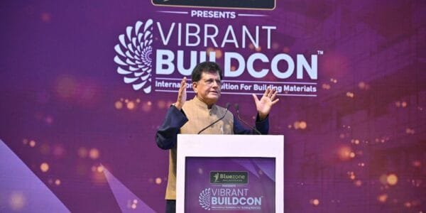 Union Commerce & Industry Minister Piyush Goyal addresses Capexil's Vibrant Buildcon 2025