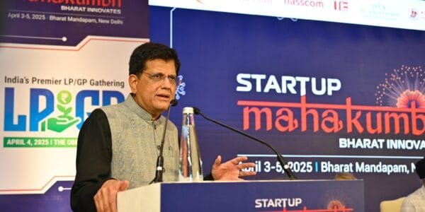 Union Commerce and Industry Minister Piyush Goyal presented the 'Startup Maharathi' awards at Startup Mahakumbh 2025