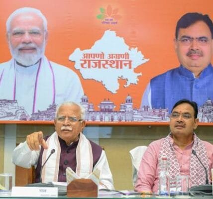 Union Minister Manohar Lal and Rajasthan Chief Minister Bhajan Lal Sharma reviewed centrally funded urban development schemes