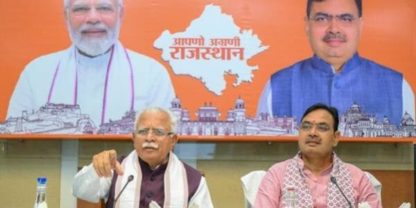 Union Minister Manohar Lal and Rajasthan Chief Minister Bhajan Lal Sharma reviewed centrally funded urban development schemes