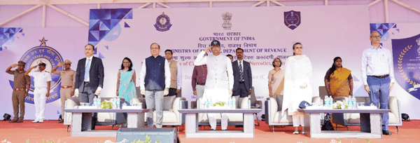 Union Minister of State for Finance Pankaj Choudhary presided over the Passing Out Parade of 75th Batch of 42 Indian Revenue Service Trainee Officers at NACIN, Palasamudram