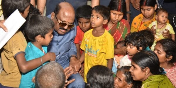 West Bengal Governor C.V. Anand Bose visited the violence-hit areas of Murshidabad