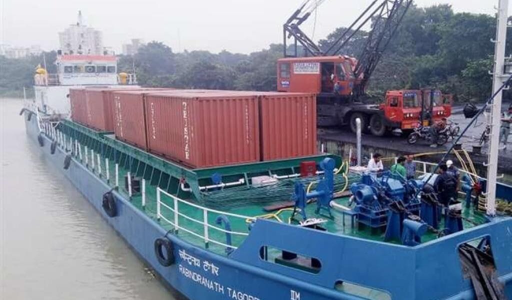 cargo through inland waterways