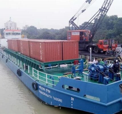 cargo through inland waterways