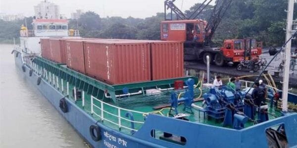 cargo through inland waterways