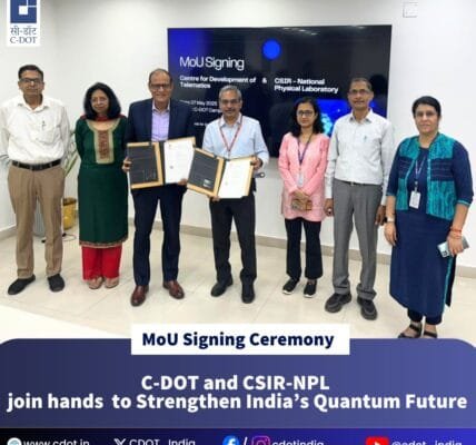 C-DOT and Synergy Quantum sign MoU to jointly develop quantum key distribution technology suitable for drone based systems