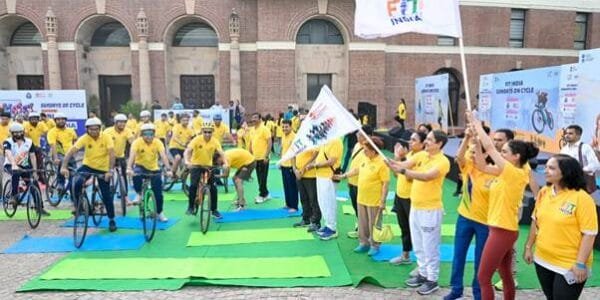 CBIC organises fitness and GST awareness initiative ‘Sunday on Cycle’ to mark 8 years of GST