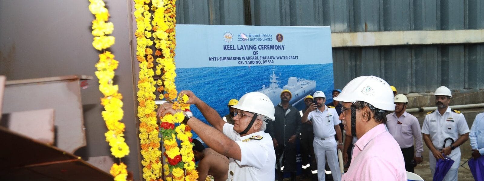 Construction of the last warship of the anti-submarine and shallow water warfare project begins