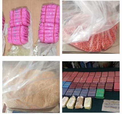 DRI seizes heroin and methamphetamine worth around Rs 23.5 crore in two operations in Northeast; four drug peddlers arrested