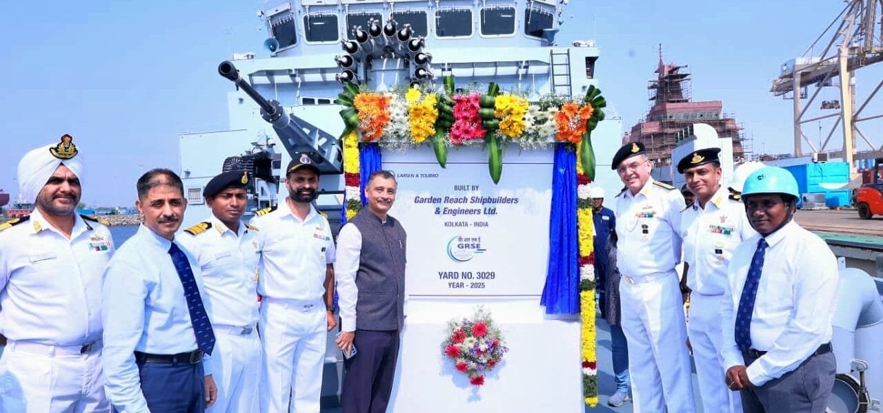 First anti-submarine warfare shallow water vessel Arnala delivered to Indian Navy