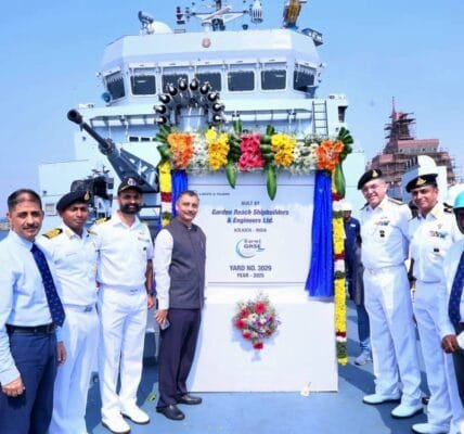 First anti-submarine warfare shallow water vessel Arnala delivered to Indian Navy