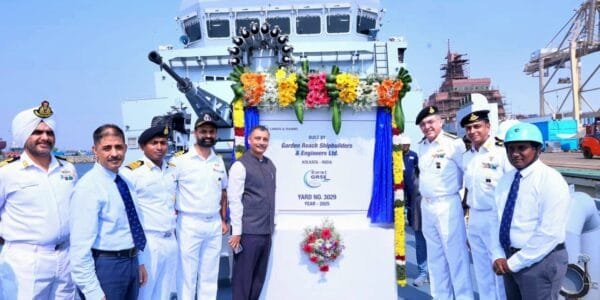 First anti-submarine warfare shallow water vessel Arnala delivered to Indian Navy