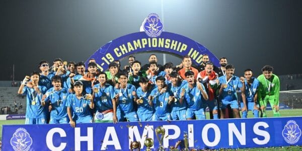 Football India retains SAFF Under-19 Championship title by defeating Bangladesh 4-3