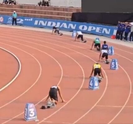 Gurindervir Singh, Animesh Kujur, Manikant Hoblidhar and Amlan Borgohain set national record in 4x100m relay race