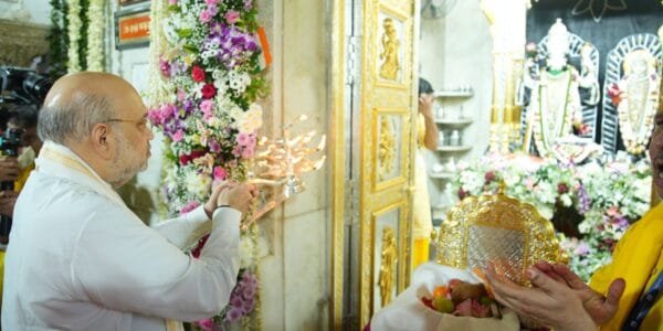 Home Minister Amit Shah today addressed the function organized on the 150th anniversary of Shri Laxmi Narayan Temple at Madhavbaug in Mumbai, Maharashtra