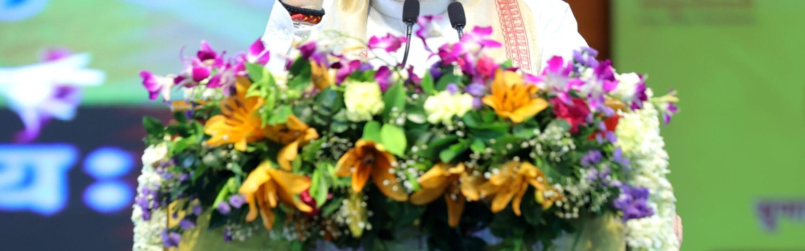 Home Minister Amit Shah today attended the closing ceremony of 1008 Sanskrit Samvashan camps organised by Sanskrit Bharati in New Delhi as the Chief Guest