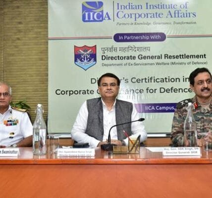 IICA and DGR successfully complete the 2nd Certification Programme for Independent Directors with Senior Defence Officials