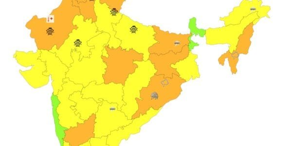 IMD predicted hot winds and rain in different parts of the country