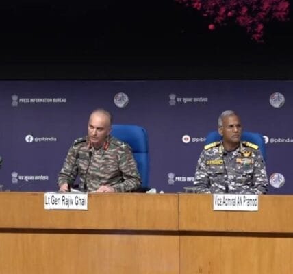 India-Pakistan Ceasefire Talks will be held between the DGMOs of India and Pakistan today at 12 noon