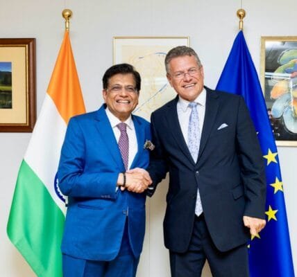 India and EU reiterate commitment to conclude a Free Trade Agreement by end of 2025 and deepen strategic trade relations