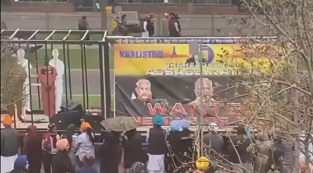 India lodged strong protest over desecration of pictures of Indian leaders in Canada