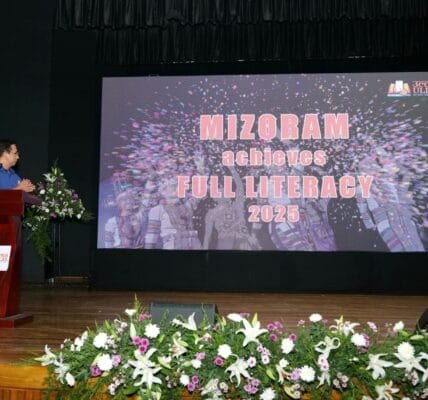 Mizoram declared India's first fully literate state