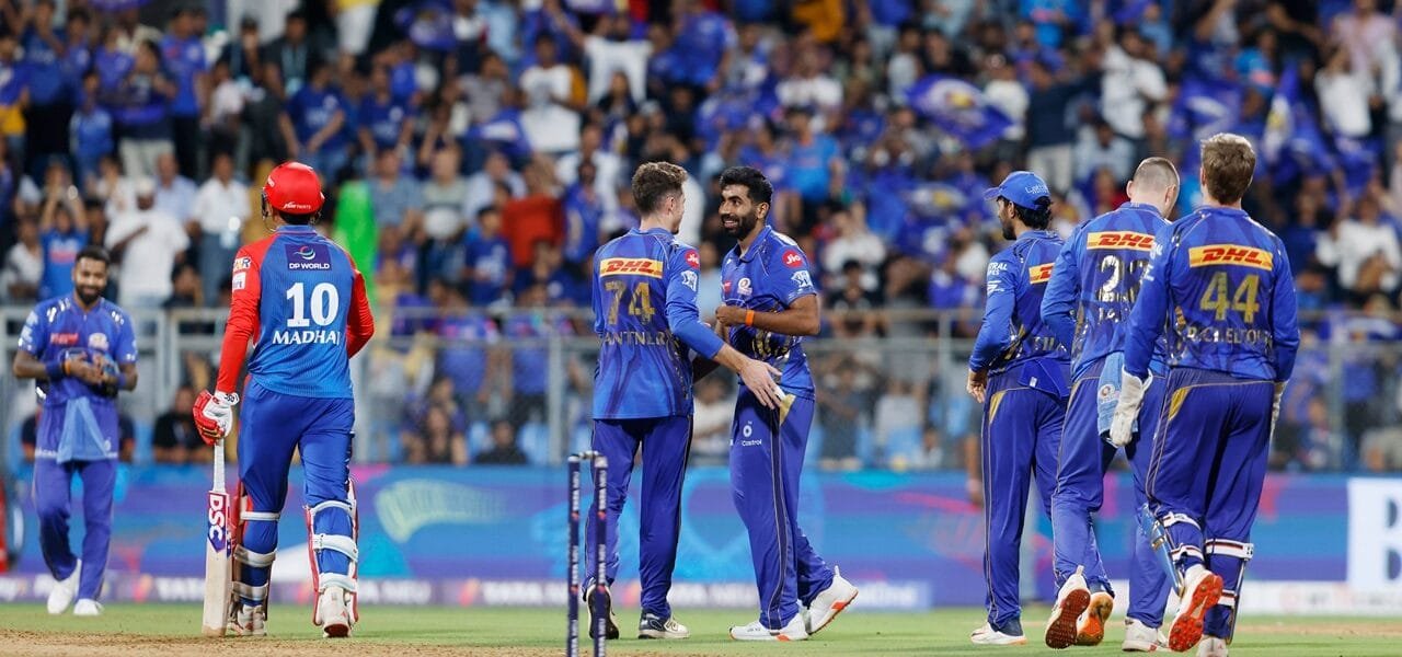 Mumbai Indians became the fourth team to reach the IPL playoffs by defeating Delhi Capitals by 59 runs