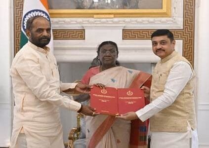 NCBC presented its Annual Report for the years 2022-23 and 2023-24 to the President of India