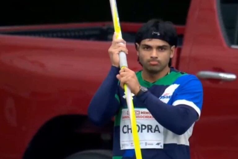 नीरज चोपड़ा ने पोलैंड में जानुज़ कुसोकिंस्की मेमोरियल प्रतियोगिता में भाला फेंक स्‍पर्धा में रजत पदक जीता