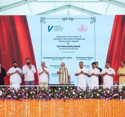 PM Modi dedicates Rs 8,800 crore Vizhinjam International Port in Kerala to the nation