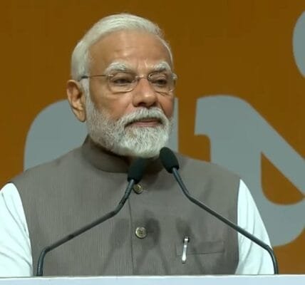 PM Modi inaugurates and lays foundation stone of various development projects worth over Rs 5,500 crore in Gandhinagar, Gujarat