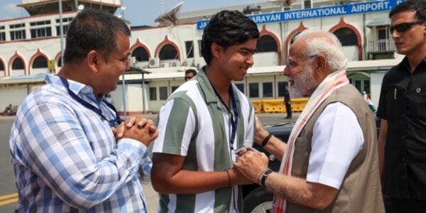 PM Modi meets talented young cricketer Vaibhav Suryavanshi