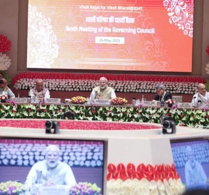 PM Modi said in the meeting of the Governing Council of NITI Aayog in New Delhi- States should develop at least one tourist destination in accordance with global standards