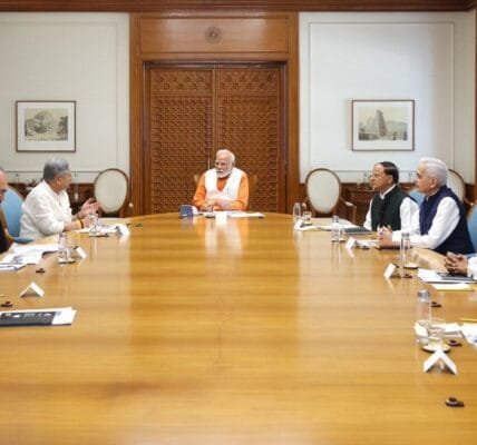 PM Modi today chaired a meeting on measures to further strengthen the fisheries sector