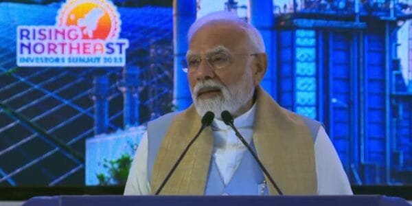 PM Narendra Modi inaugurates the Rising North East Investors Summit 2025