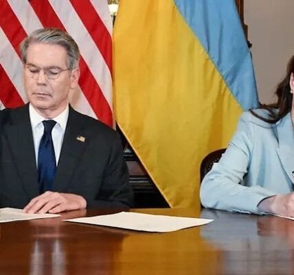 US and Ukraine sign mineral agreement after intense discussions