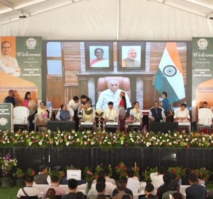 Union Agriculture Minister Shivraj Singh Chauhan inaugurated two new buildings of Horticulture College in Mizoram