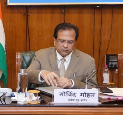 Union Home Secretary Govind Mohan held a meeting with Chief Secretaries of States ahead of the civil defence mock drill tomorrow