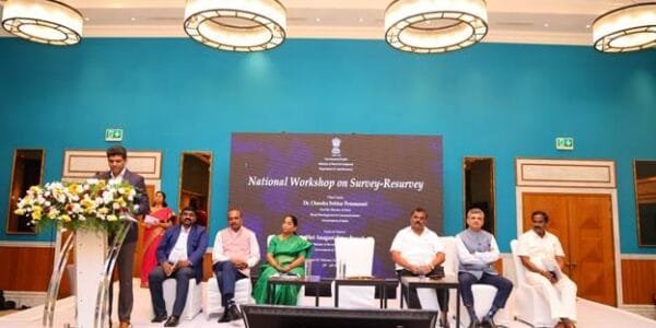 Union Minister Chandrasekhar Pemmasani urges states to integrate Aadhaar number with Record of Rights