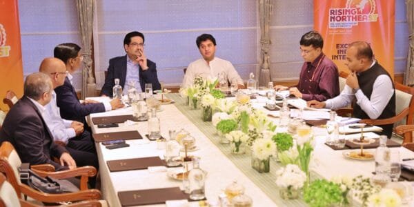 Union Minister Jyotiraditya Scindia interacts with investors in Mumbai; Ambani, Birla, Tata show interest in Northeast region
