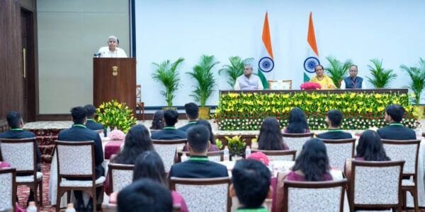 Vice President addresses Probationers of 2024 and 2025 Batch of Indian Statistical Service (ISS) in New Delhi