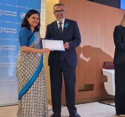 WHO awards Trachoma Elimination Certificate as a Public Health Problem to India in Geneva