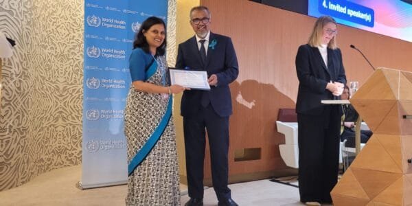 WHO awards Trachoma Elimination Certificate as a Public Health Problem to India in Geneva
