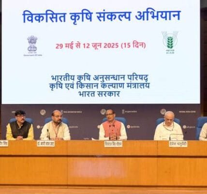 countrywide 'Developed Agriculture Resolution Campaign' will be launched from May 29 under the leadership of Union Agriculture Minister Shivraj Singh Chauhan