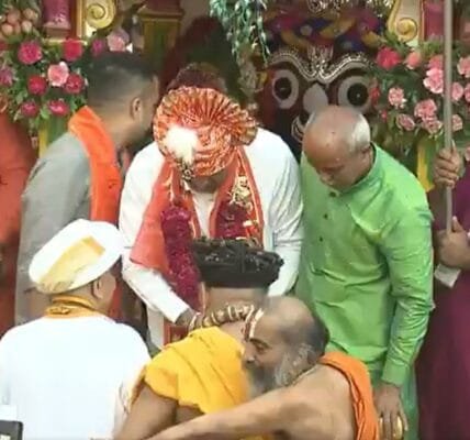 148th annual Rath Yatra of Lord Jagannath in Gujarat began this morning amid tight security in Ahmedabad