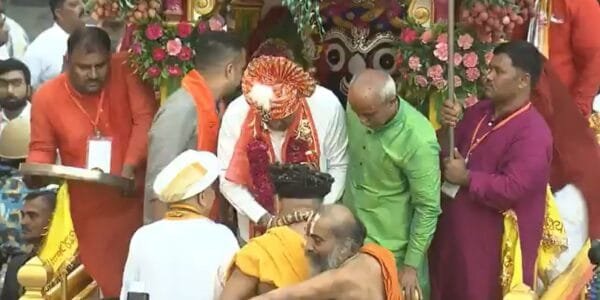148th annual Rath Yatra of Lord Jagannath in Gujarat began this morning amid tight security in Ahmedabad