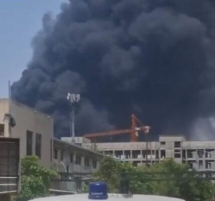 Air India passenger plane going to London crashed in Meghani Nagar area near Ahmedabad airport in Gujarat today, there were 242 people on board the plane