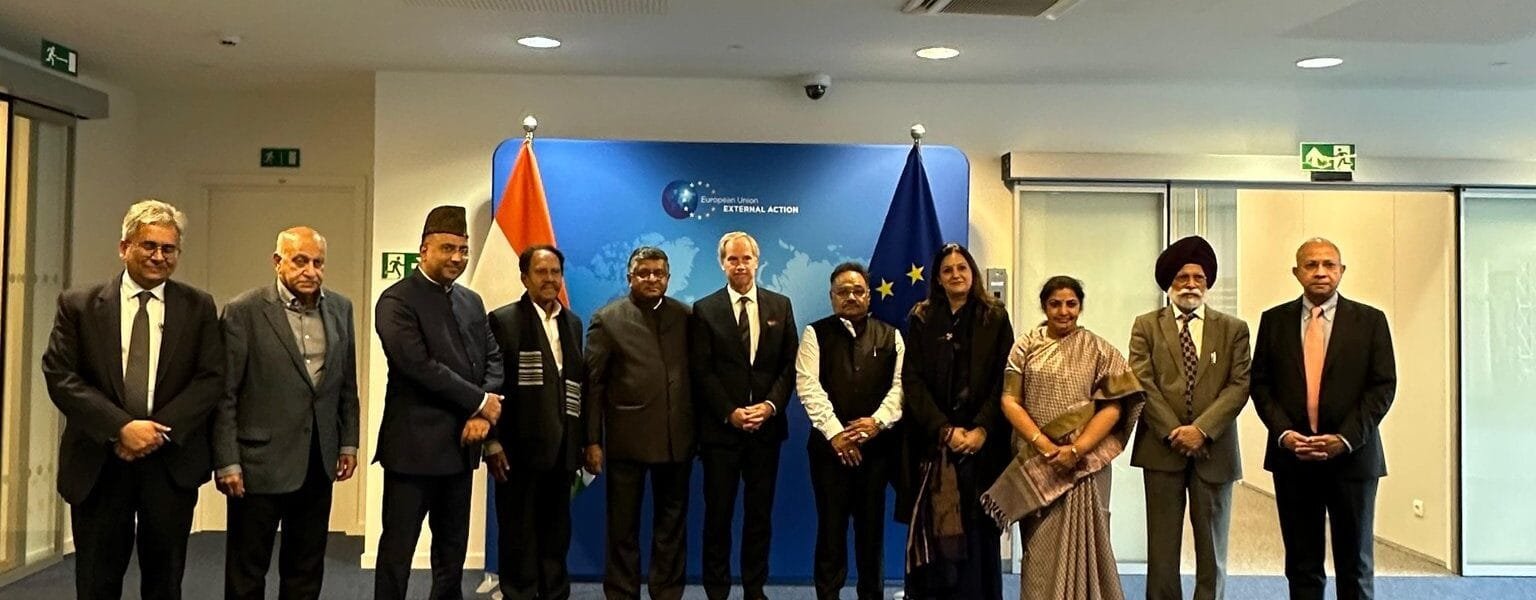 An all-party delegation led by BJP MP Ravi Shankar Prasad reached Germany