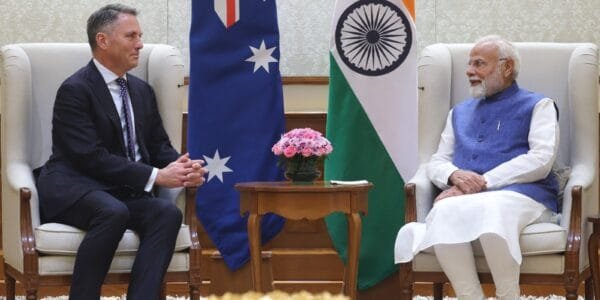 Australian Deputy Prime Minister and Defence Minister Marles meets PM Modi